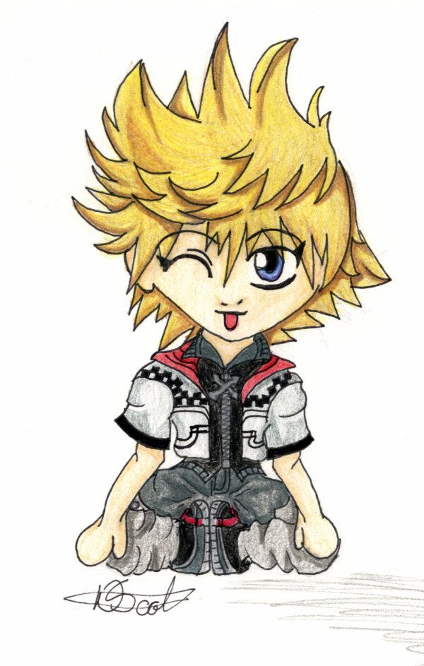 Chibi Roxas by rainetomoe on DeviantArt