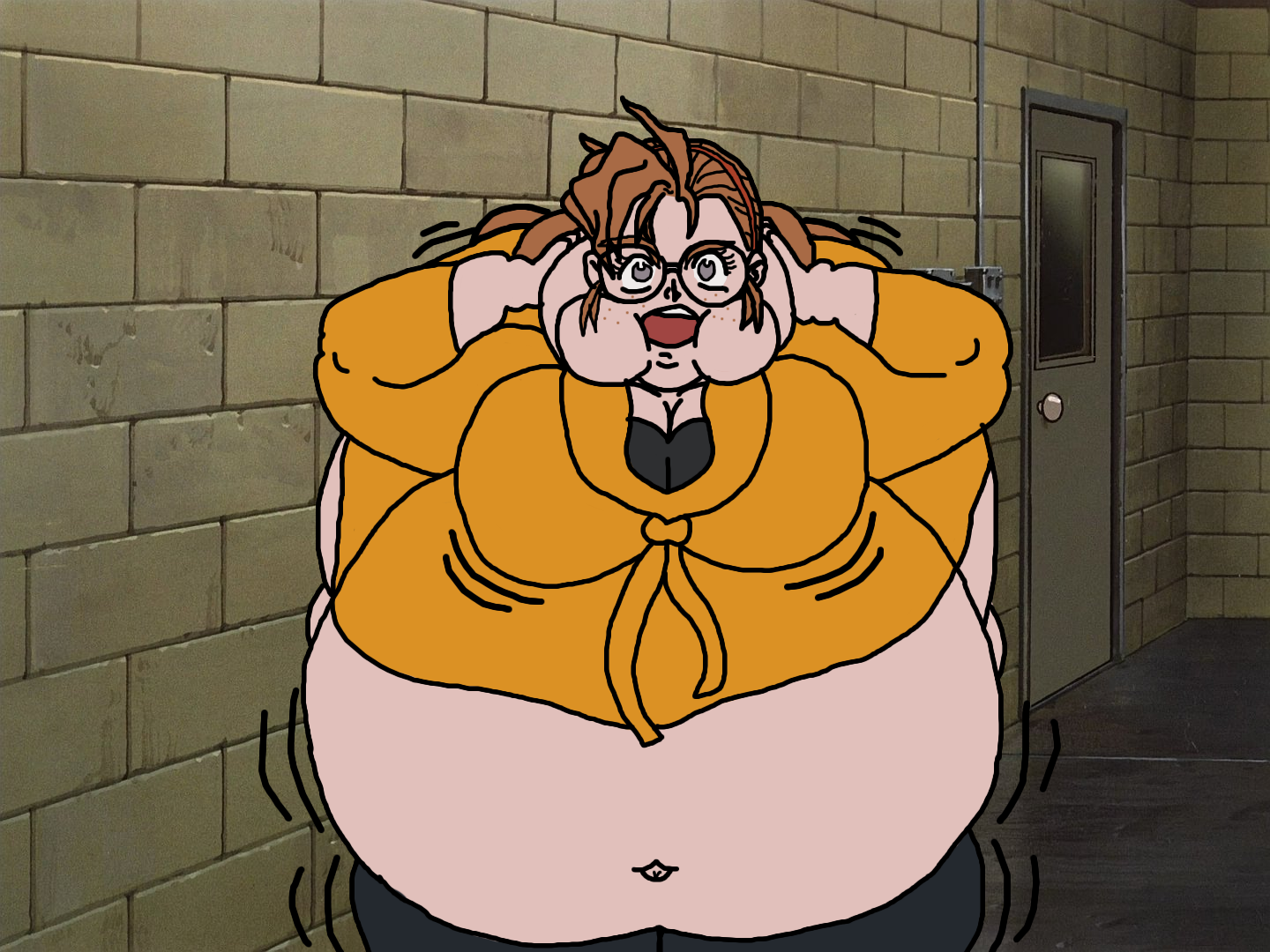 Becky's Angry Bloat Screen 'Redraw' by KakuEpsilon on DeviantArt