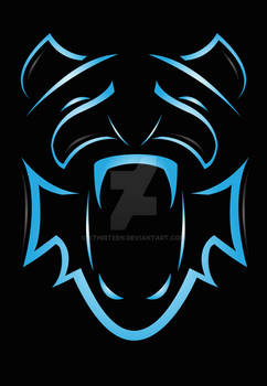Blue Tiger Logo Design ForSale