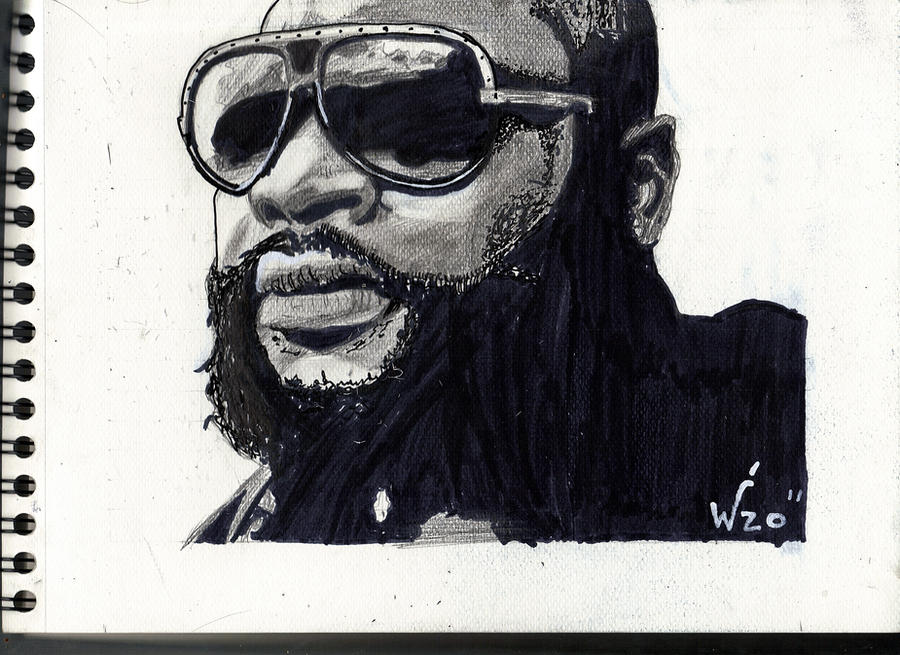 Rick Roberts Drawing Rick Ross by guillerm99 on DeviantArt