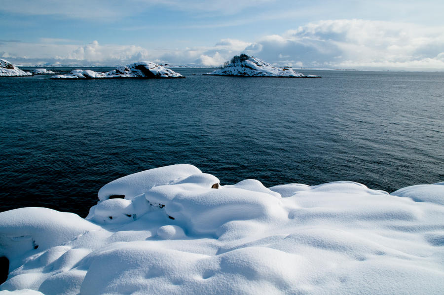 Winter coastal