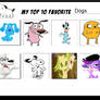 my top 10 favorite dogs