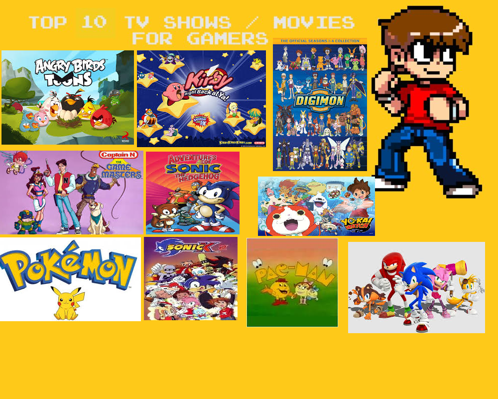 my top 10 favorite tv shows bassed on video games by cartoonstar92 on  DeviantArt