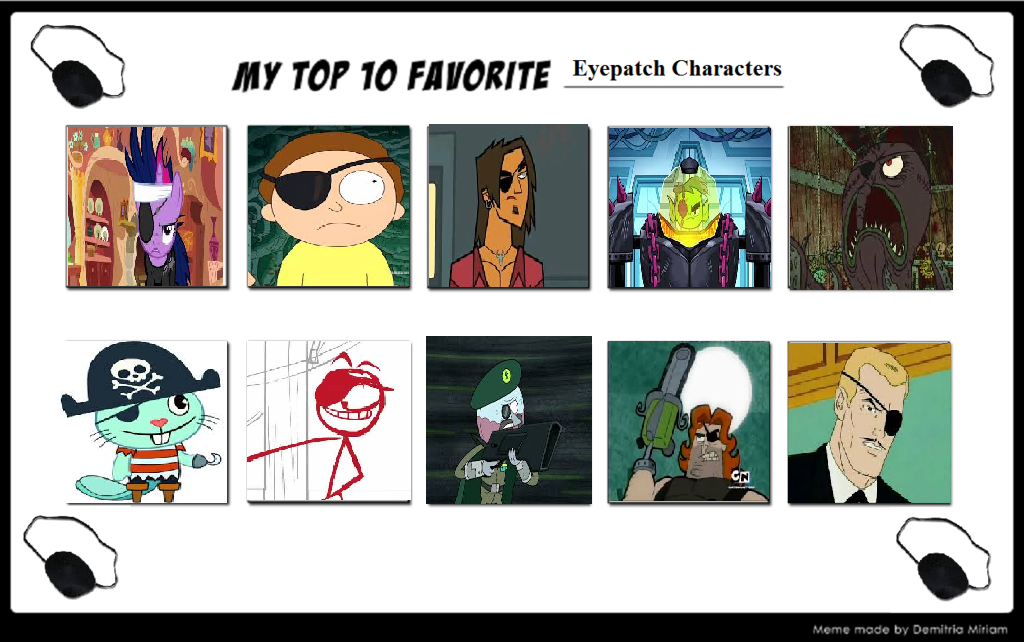 My Top 10 Favorite Eye Patch Characters By Cartoonstar92 On DeviantArt my-top-10-favorite-eye-patch-characters-by-cartoonstar92-on-deviantart