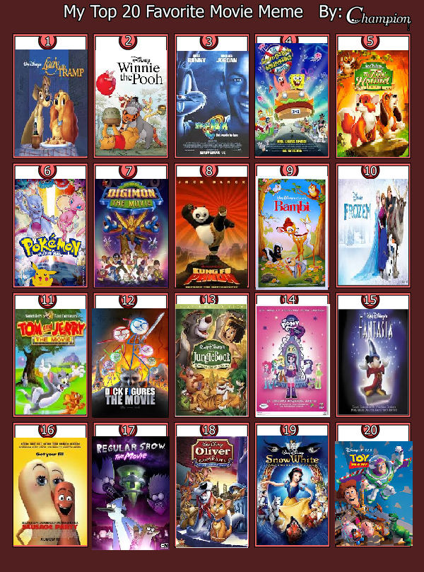 My Top 20 Favorite Movies By Cartoonstar92 On DeviantArt my-top-20-favorite-movies-by-cartoonstar92-on-deviantart