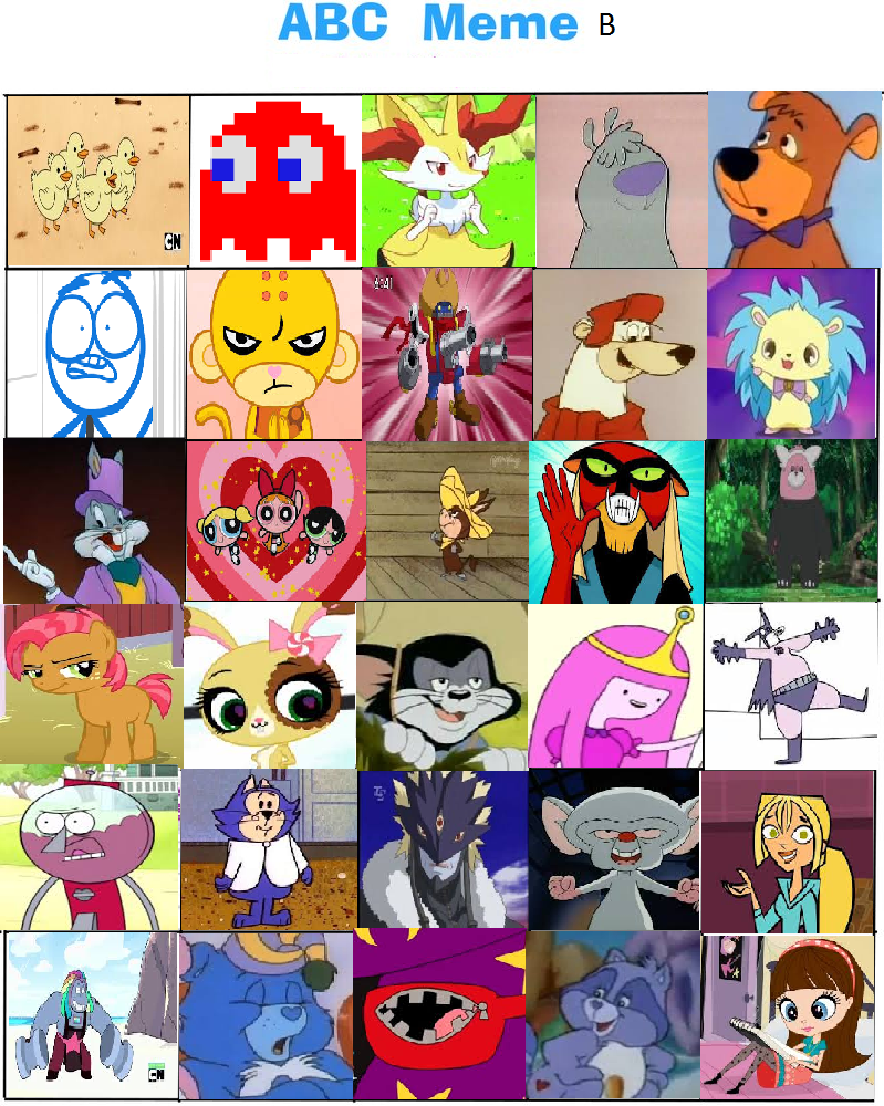 my favorite B characters by cartoonstar92 on DeviantArt