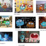 gumball 2010 era adult cartoon comparison chart