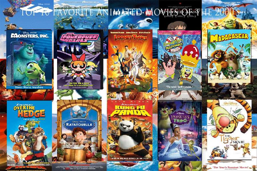 my top 10 favorite animated movies of the 2000s by cartoonstar92 on DeviantArt my top 10 favorite animated movies of the 2000s by cartoonstar92 on DeviantArt