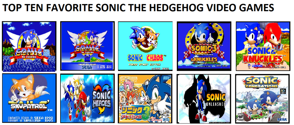 The 10 Best Sonic Games 