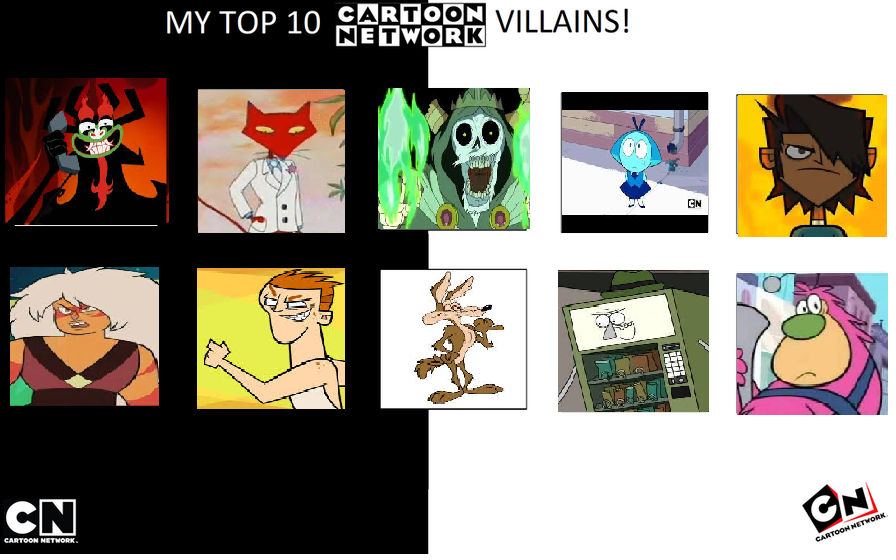 My Top 10 Favorite Cartoon Network Villains By Cartoonstar92 On Deviantart My Top 10 Favorite Cartoon Network Villains By Cartoonstar92 On Deviantart