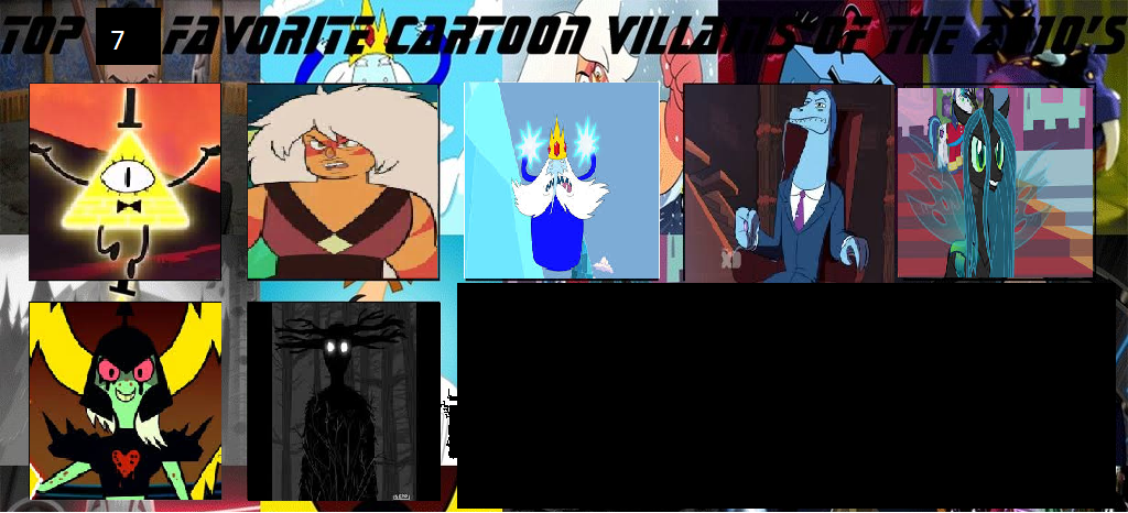 my top 7 favorite animated villains of the 2010s by cartoonstar92 on  DeviantArt