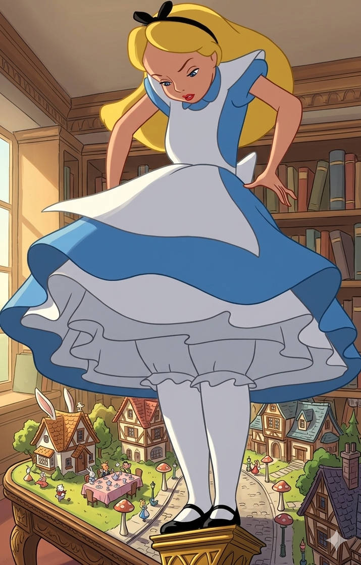 Deviantart Alice Cartoon Giant Alice by cartoonstar92 on DeviantArt
