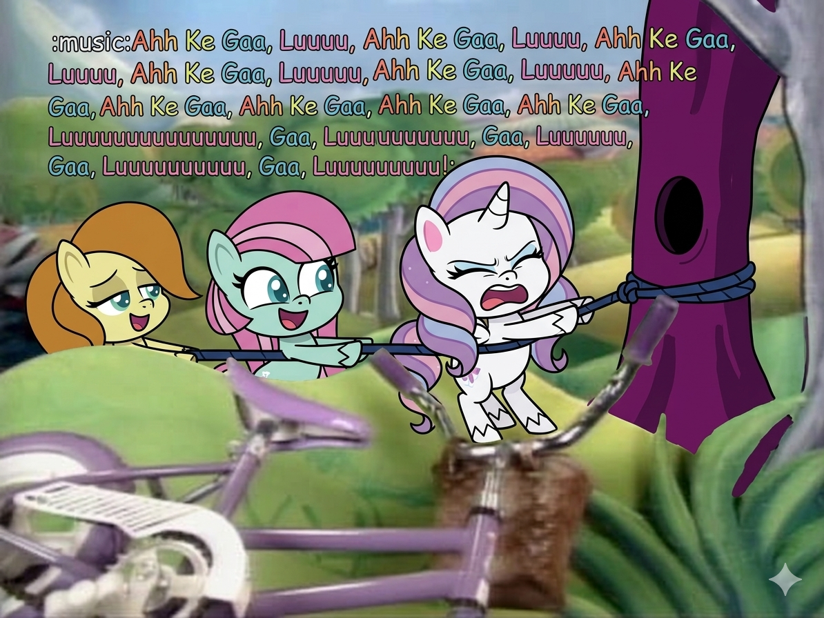 Pony life potion nova and the gang pull a tree