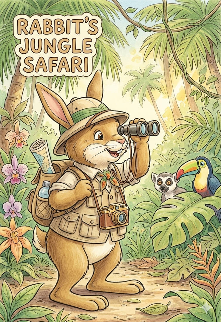 Safari Rabbit Baby First Rabbits jungle safari by cartoonstar92 on DeviantArt