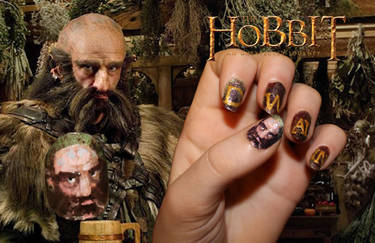 Dwalin Nail Art -The Hobbit-