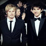 Bradley James and Colin Morgan