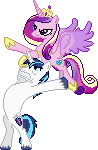 Shining Armor and Cadence - Wife Toss