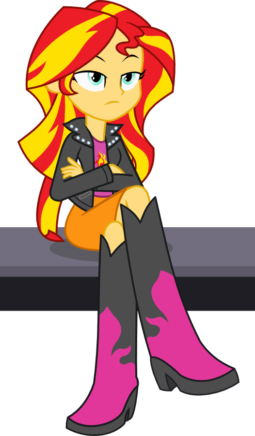 Sunset Shimmer is not amused...