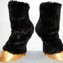 Furred hoof boots