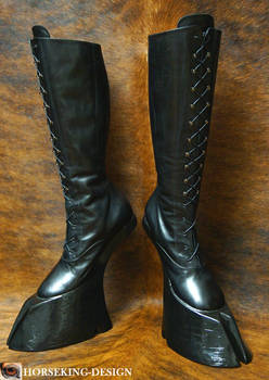 CLOVEN HOOF BOOTS - KNEE HIGH