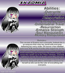 Villain Bio: XKaomia