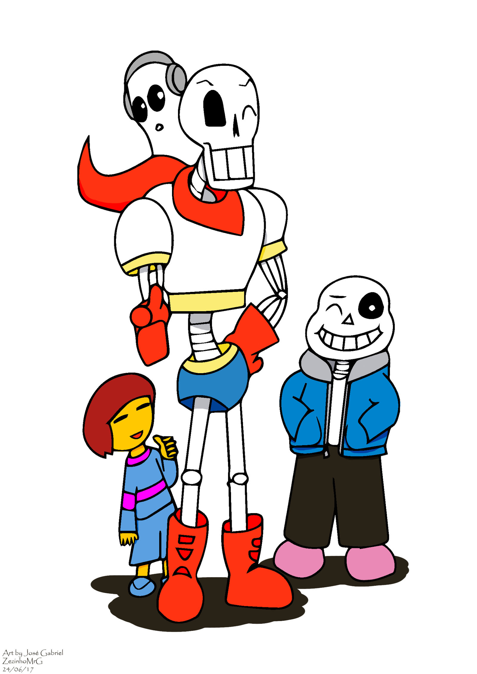 Undertale-Fan art by ZEZINHOMRG on DeviantArt