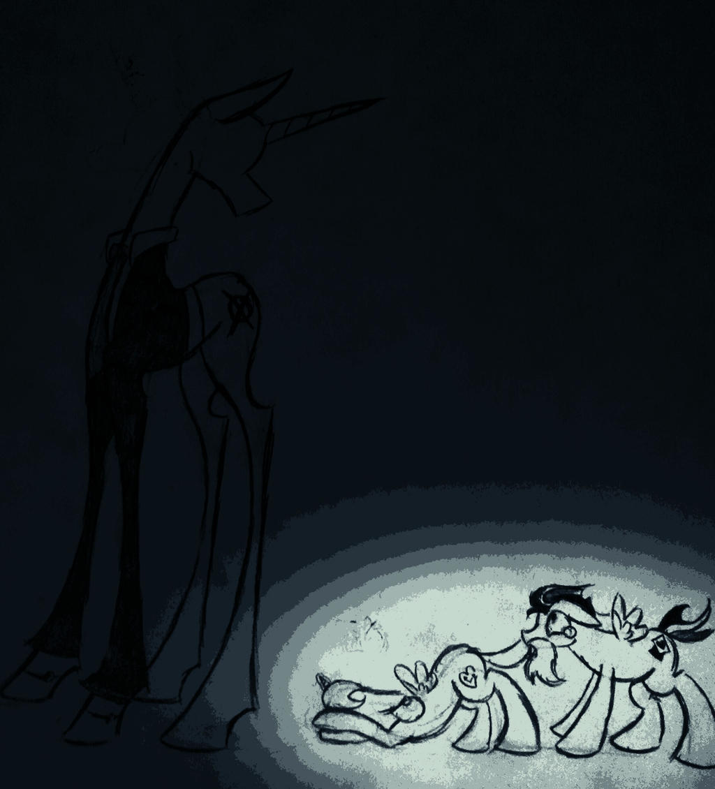 Slender Ponies Slenderpony by TheDoodlePony on DeviantArt