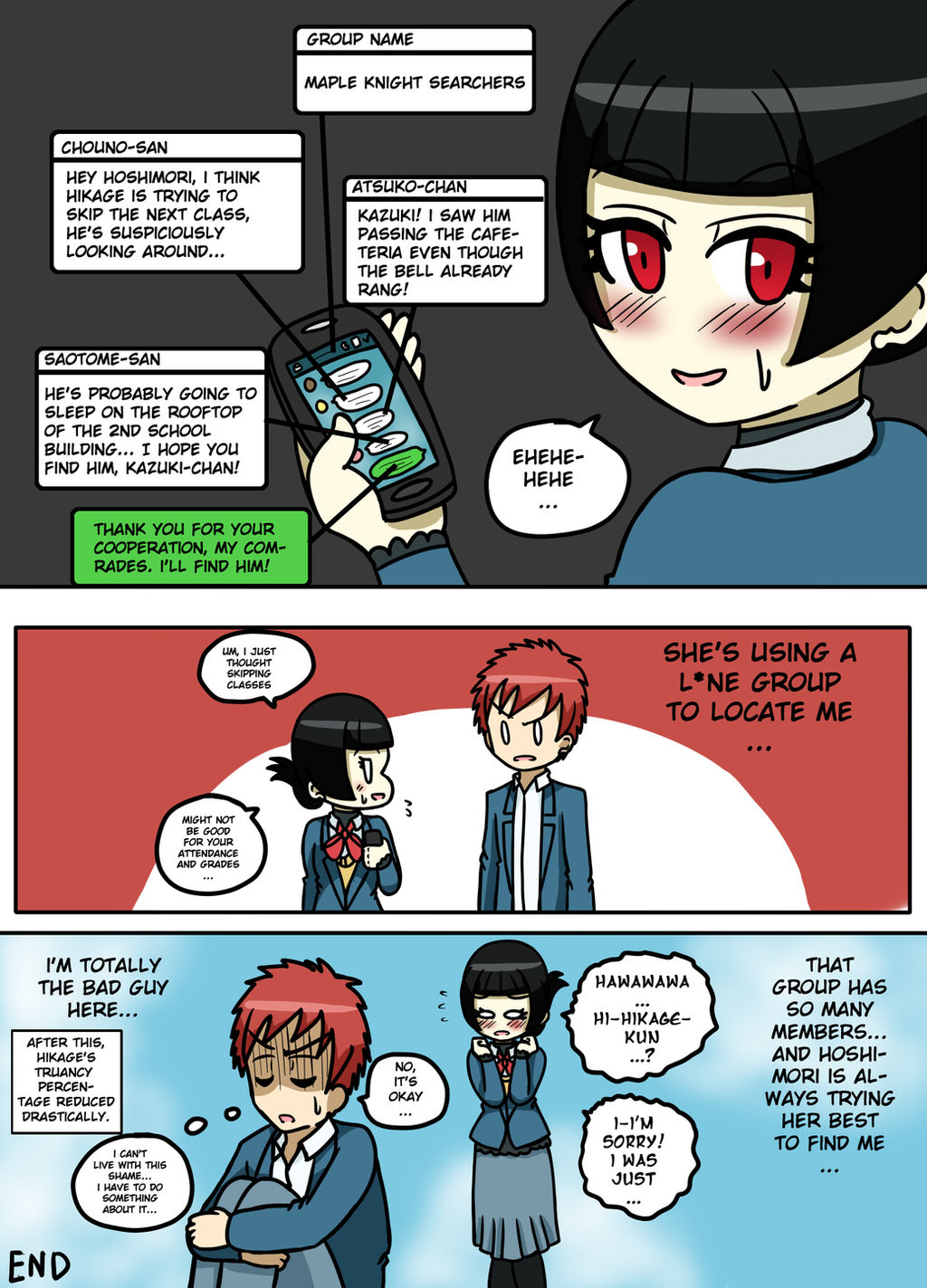 Summer Series Epilogue - Hikage and Hoshimori 2 by JimLiesman on DeviantArt