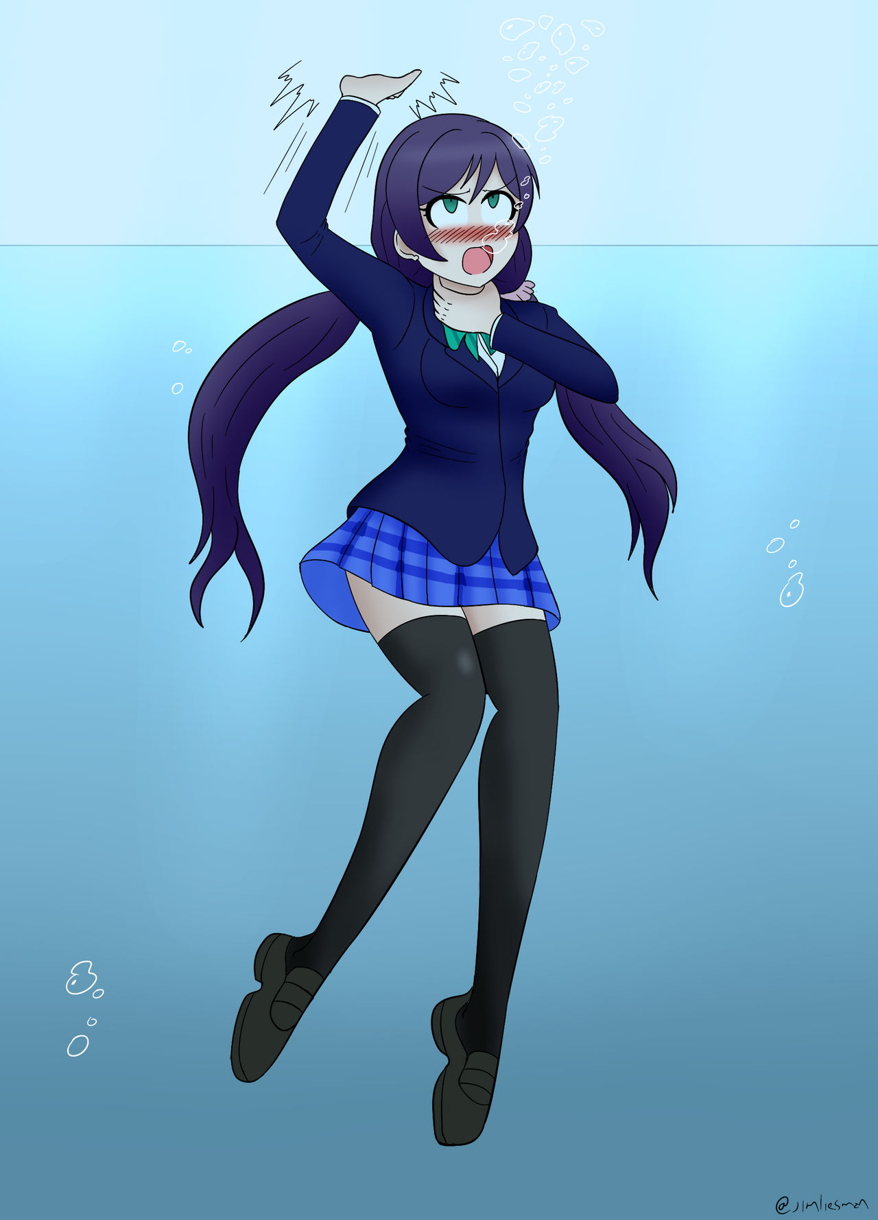 Commission: Nozomi Tojo (Love Live) by JimLiesman on DeviantArt