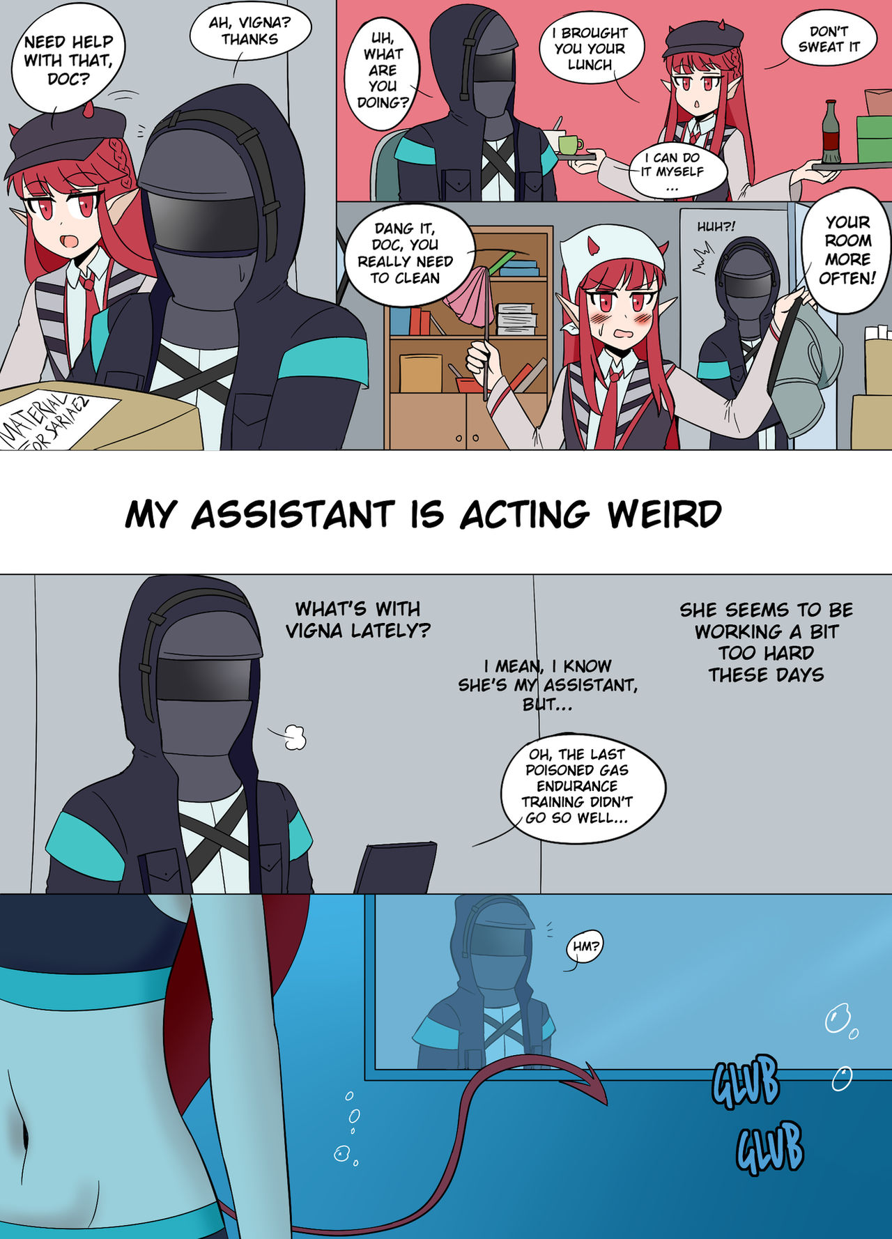 Vigna (Arknights) Comics Page 1/4 by JimLiesman on DeviantArt