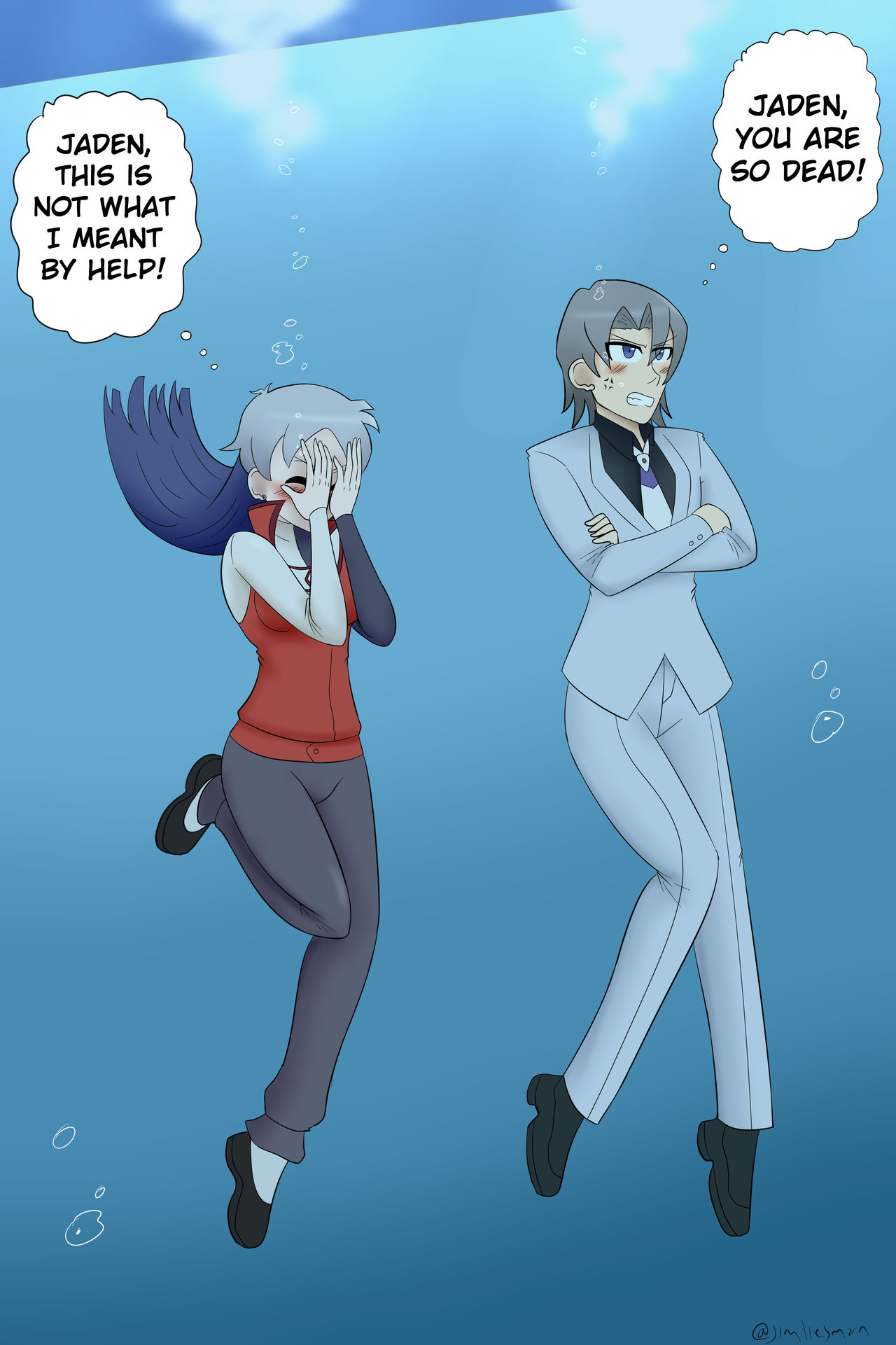 COM: Cressida Kumar and Aster Phoenix by JimLiesman on DeviantArt