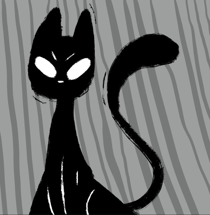 Simple Shadow Cat Shadow Cat by ThetigersCups on DeviantArt