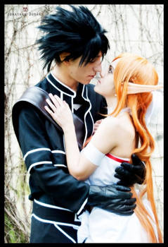 Kirito and Asuna ALfheim cosplay