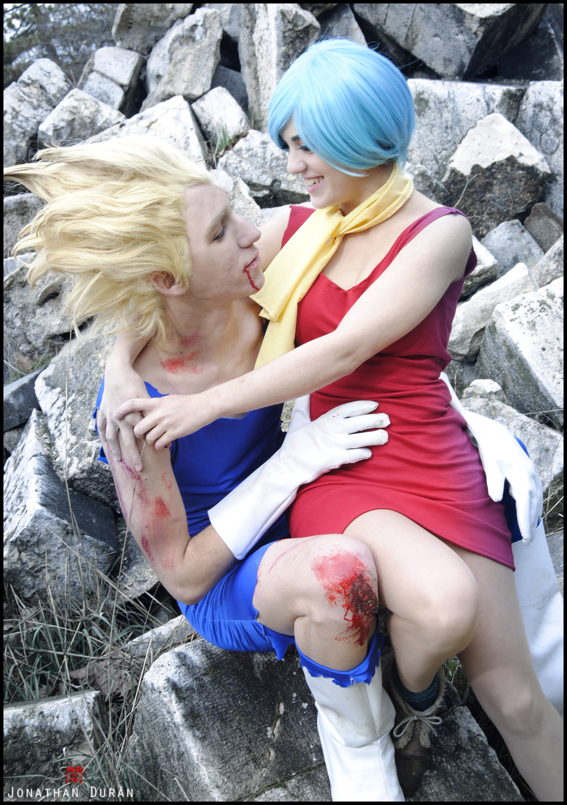 Vegeta and Bulma Cosplay Love