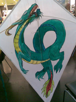 Dragon on kite