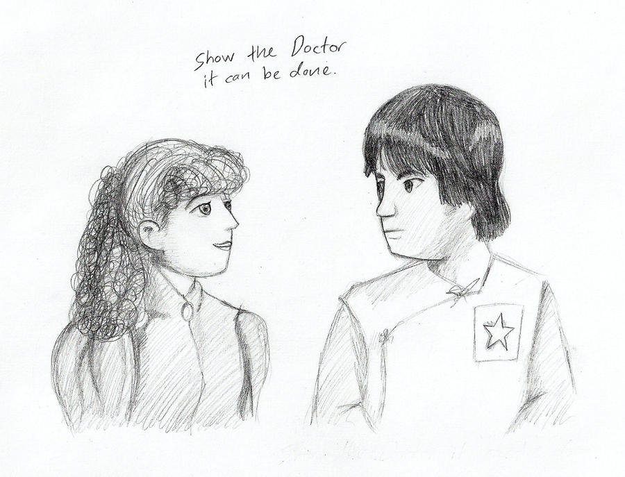 Request Sketch:Nyssa and Adric