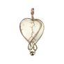 White heart pendant png