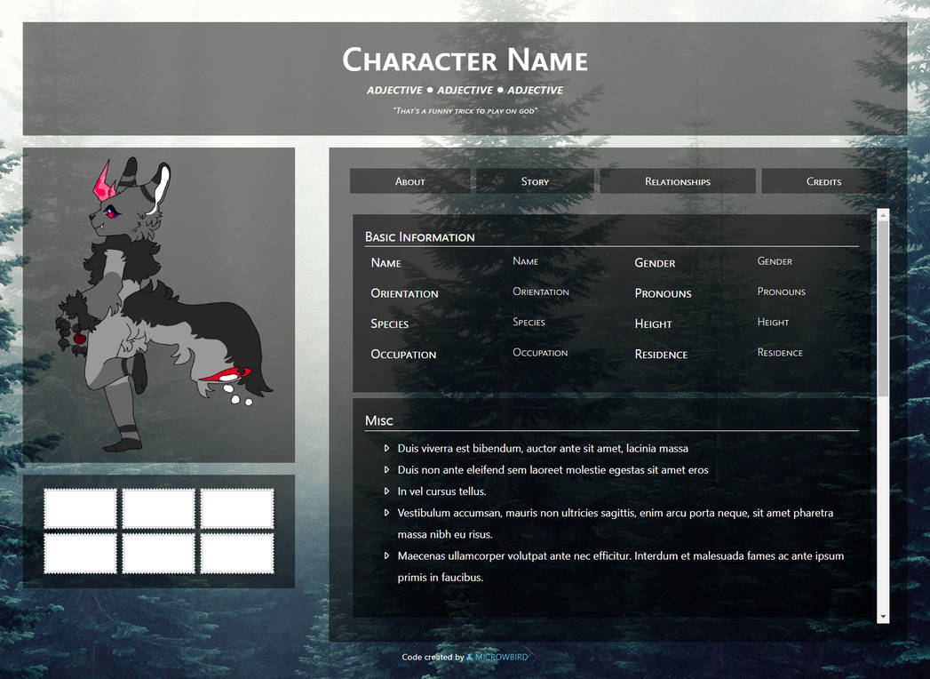 Transparent $3 HTML Template Toyhou se by MICROWBIRD on DeviantArt Transparent $3 HTML Template Toyhou se by MICROWBIRD on DeviantArt