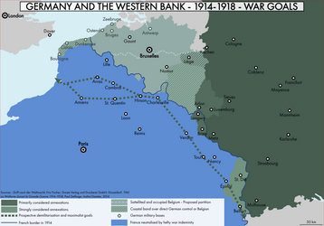 Germany and the Western bank - 1914-1918