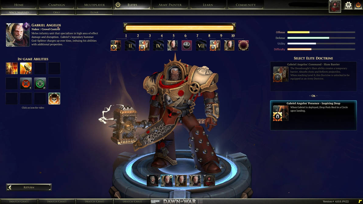 Gabriel Angelos Chapter Master of the Blood Ravens by OP1998LS on ...