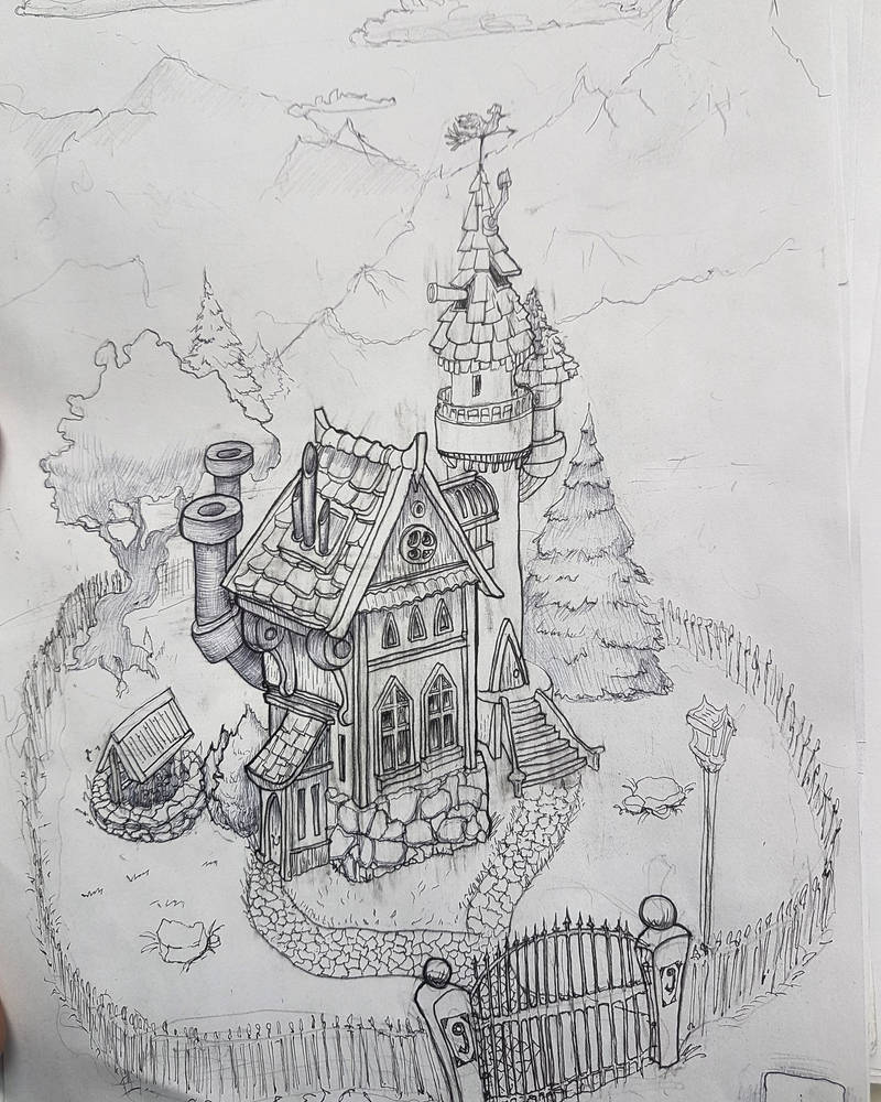 Magic Houses Draw magic house by KetryanuAD on DeviantArt