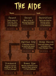 JERICHO // Aide Skill Tree