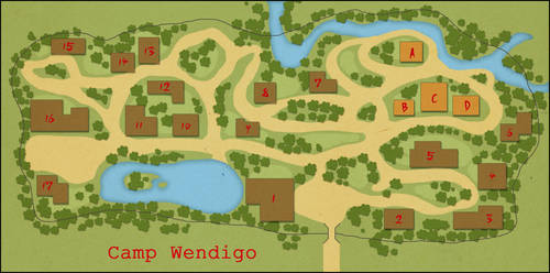 JERICHO // Camp Wendigo Map
