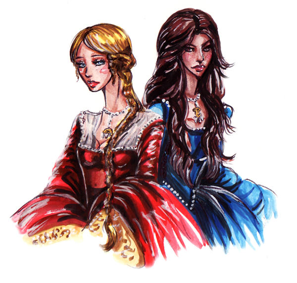 The Boleyn Sisters by FidisART on DeviantArt The Boleyn Sisters by FidisART on DeviantArt