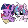 Flurry and Twilight Playtime