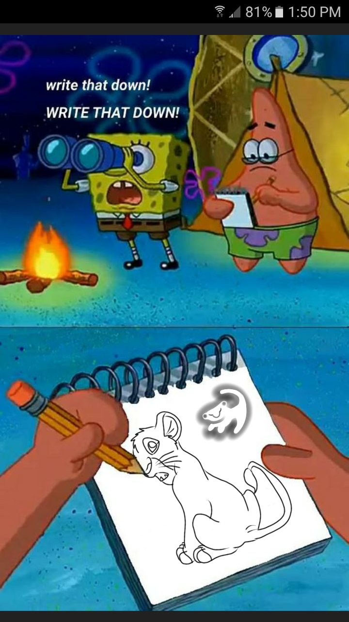 Patrick Draws Simba By KittyTheNerd On DeviantArt