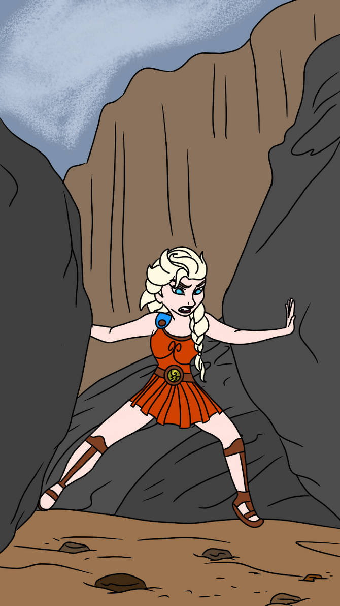 Elsa Struts Strong Elsa by KittyTheNerd on DeviantArt