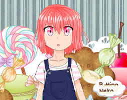 Random Pink haired anime girl