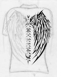 tribal wings shirt