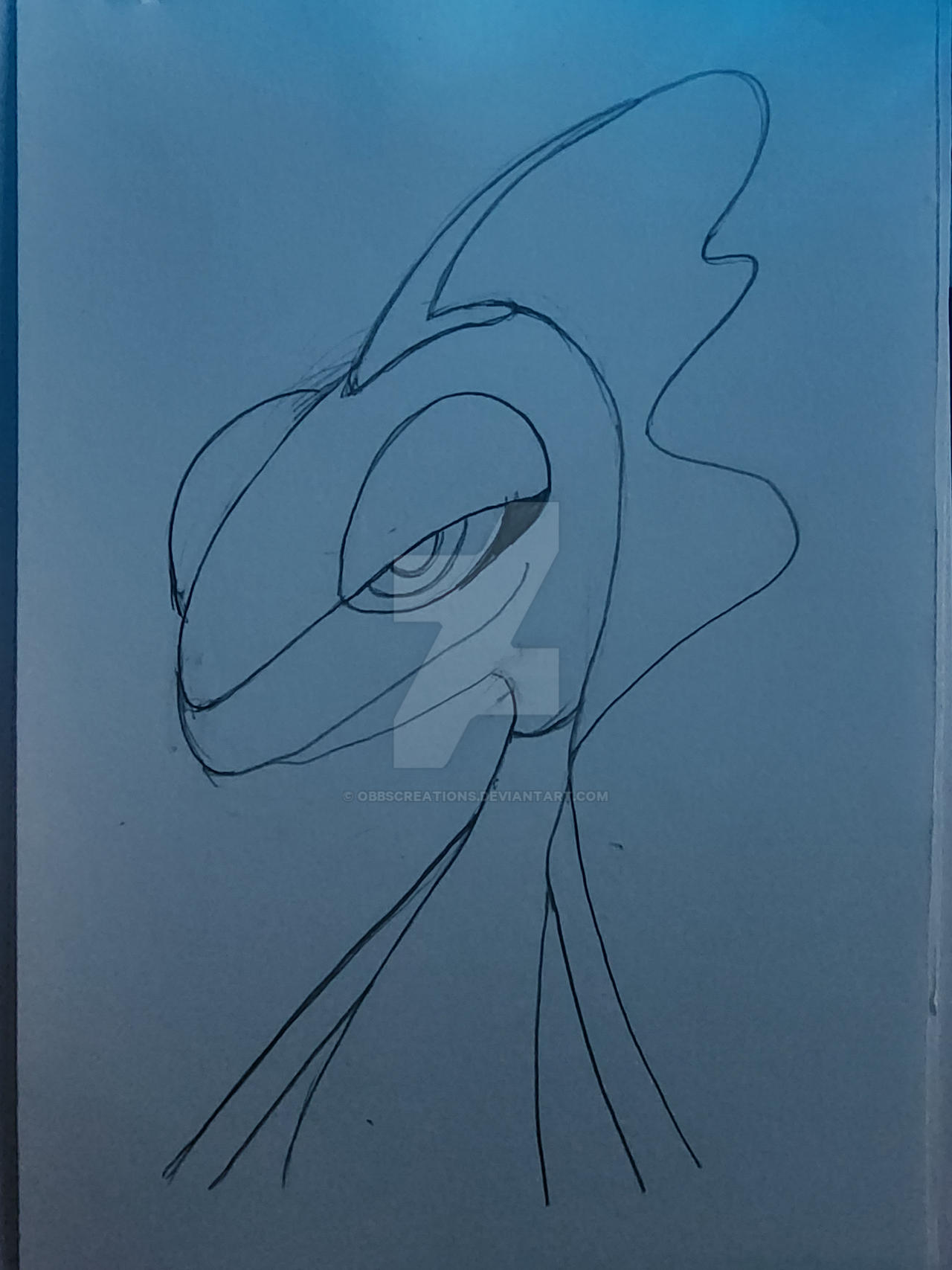 Inteleon Draw Inteleon by obbscreations on DeviantArt